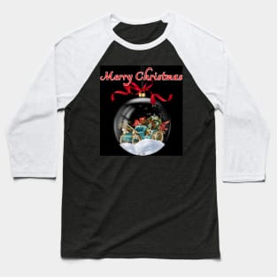 Elegant Christmas Goblet Adorning the Tree Baseball T-Shirt